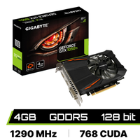     Card đồ họa GIGABYTE GeForce GTX 1050Ti 4GB GDDR5 (GV-N105TD5-4GD) 
