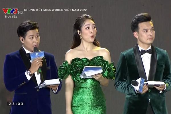 MC chung kết Hoa hậu Thế giới Việt Nam 2022 mắc lỗi hài hước-4