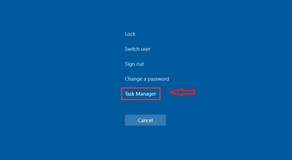 Khắc phục màn hình laptop đen bằng cách truy cập tạm thời vào Windows Explorer