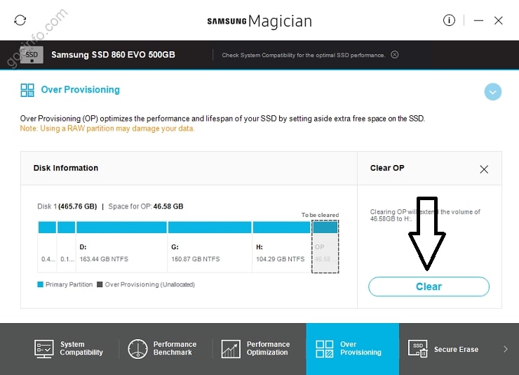 Sử dụng phần mềm quản lý ổ cứng Samsung Magician SSD