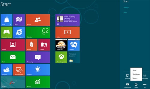 Tắt máy tính trong Windows 8 - ảnh 1