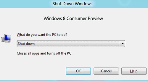 Tắt máy tính trong Windows 8 - ảnh 2