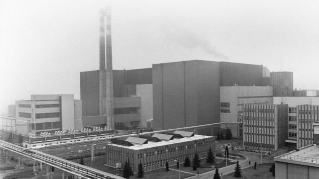 Nhà máy hạt nhân Paks ở Hungary năm 1990